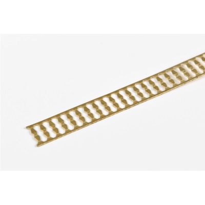 5500/04 Decorative Brass Strip 12x250mm Sheet of 4