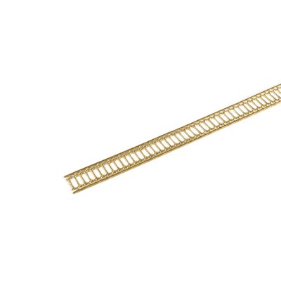 5500/06 Decorative Brass Strip 12x250mm Sheet of 5