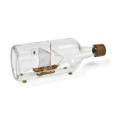 Amati Golden Yacht Ship in a Bottle
