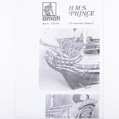 Amati HMS Prince Plan Set
