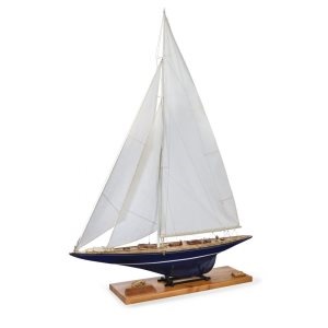 Amati Endeavour Americas Cup Challenger (Pre Built Wood Hull) 1:50 Scale Model Boat Kit