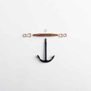 4010/40 Stock Anchor Metal and Wood 40mm