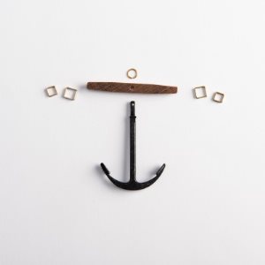 4010/50 Stock Anchor Metal and Wood 50mm