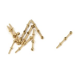 4950/10 Two ball Brass Stanchion 10mm