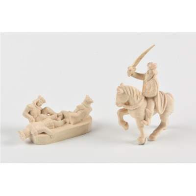 Sovereign of the Seas Figurehead Carved Wood 55mm