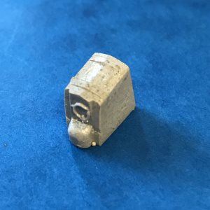 Motor Boat Engine Housing 11x9x7mm 1:96 Scale