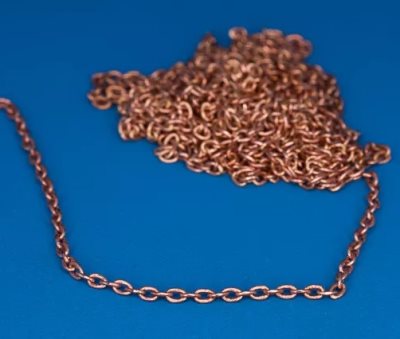 Brass Oval Link Chain 1.5 x 1mm (Mtr)