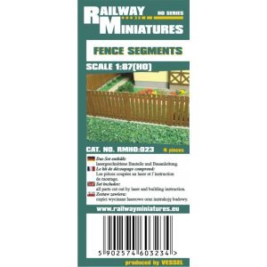 Fence Segments 1:87 Scale