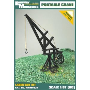 Shipyard Portable Crane 1:87 Scale