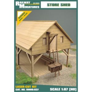 Shipyard Store Shed 1:87 Scale
