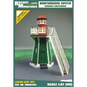 Shipyard Bunthauser Spitze Lighthouse 1:87 Scale