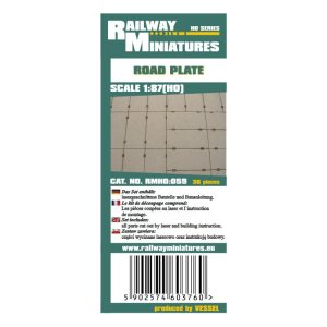 Road Plate 1:87 Scale