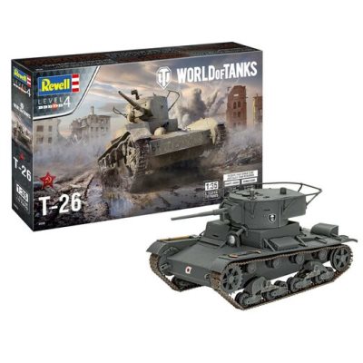 Revell T-26 World of Tanks 1:35 Scale