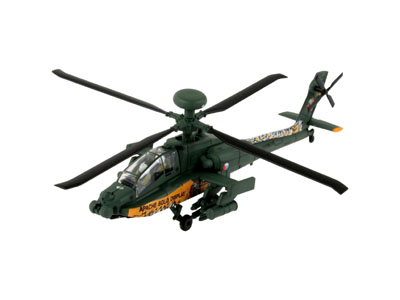 Revell Hughes Ah-64 Apache Easykit 1:100 Scale