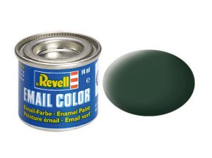 Revell #68 Dark Green Matt 14ml Enamel