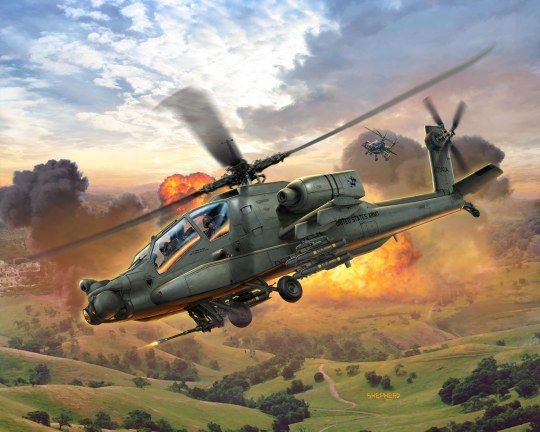 Revell Hughes AH-64 Apache - Build & Play 1:100 Scale