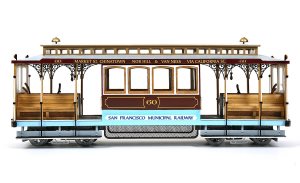 Occre San Francisco Cable Car 1:24 Scale Model Kit