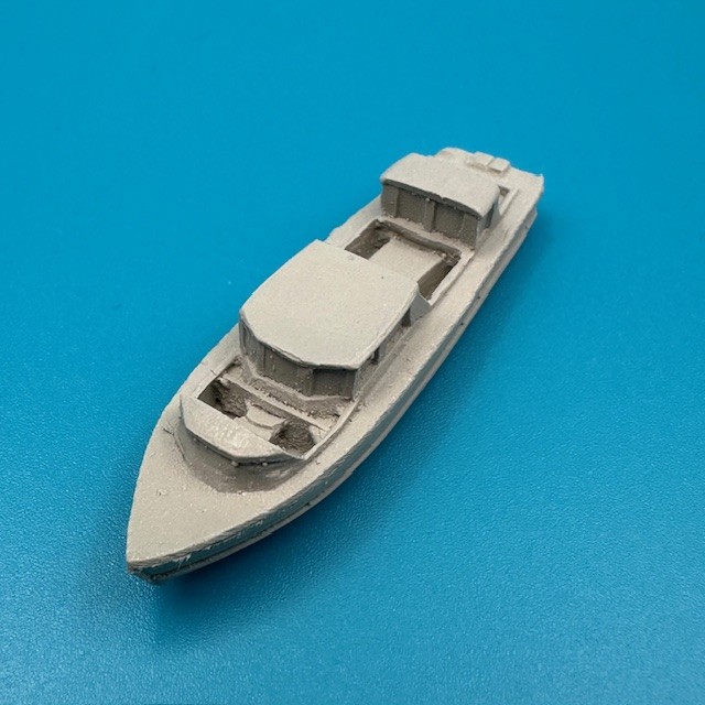 25ft Royal Navy Fast Motor Boat 55mm 1:128 Scale