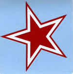 BECC Soviet Stars Red & White - Decal Multipack