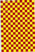 BECC Squares Red & Yellow 10mm