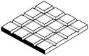 Evergreen Plasticard Square Tiles 1/4 Inch