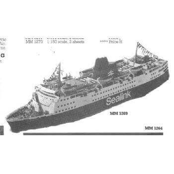 St Columba Steam Passenger Ferry 1:100 Model Boat Plan