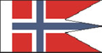 BECC Norway Naval Ensign 25mm