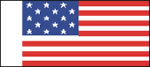 USA 15 Stars 1795-1818 15mm