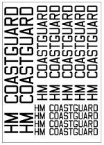 Becc Model Accessories H.M. Coast Guard Black