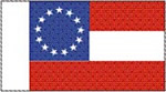 USA Confederate First National Flag