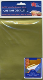 Becc Model Accessories Vinyl Sheet Gold
