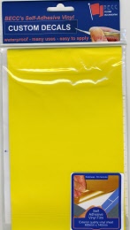 Becc Model Accessories Vinyl Sheet Yellow