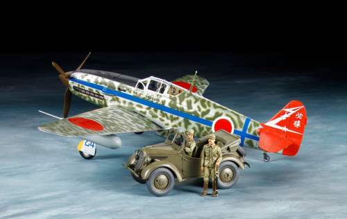 Tamiya Kawasaki KI-61-ID HIEN Tony & 4x4 Kurogane 1:48 Scale