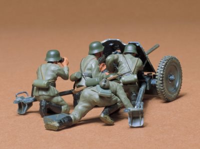 Tamiya German 37mm Anti Tank Gun 1:35 Scale