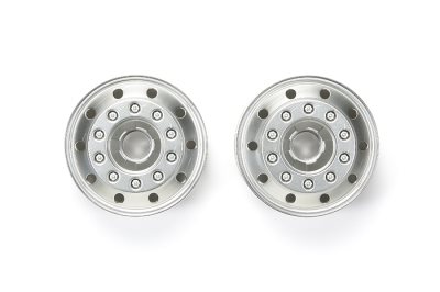 Tamiya RC Metal Plated Front Wheels - For Tractor Truck 22mm Width