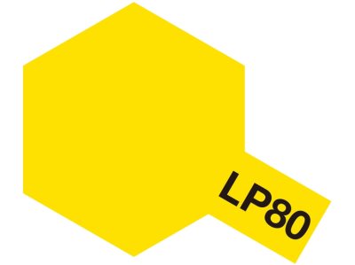Tamiya LP80 Flat Yellow Lacquer Paint 10ml