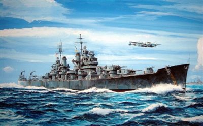Trumpeter USS Baltimore CA-68 1943 1:700 Scale