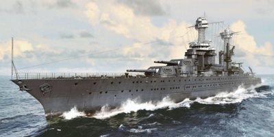 Trumpeter USS Tennessee BB-43 1941 1:700 Scale