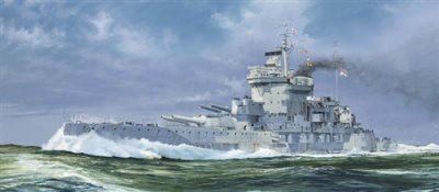 Trumpeter HMS Warspite 1942 1:700 Scale