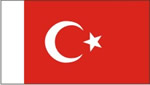 BECC Turkey National Flag 100mm