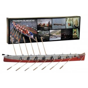 Disar Model Trainera De Regatas Wooden Rowing BoaT