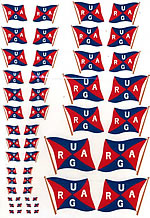 URAG Company Logo - Decal Multipack