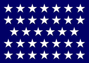 USA Naval Jack 34 Stars
