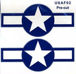 BECC US Air Force Roundel 1943-1946 - Decal Multipack