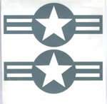 BECC US Air Force Low Visibility 1947 on - Decal Multipack