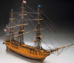 Mantua USS Constitution. American Frigate 1797 1:98