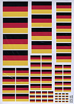 Germany National Flag - Decal Multipack