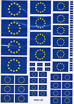 Becc Model Accessories European Union Flag - Decal Multipack