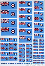 GB RAF Ensign Modern Day - Decal Multipack