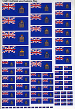 GB Customs Flag - Decal Multipack